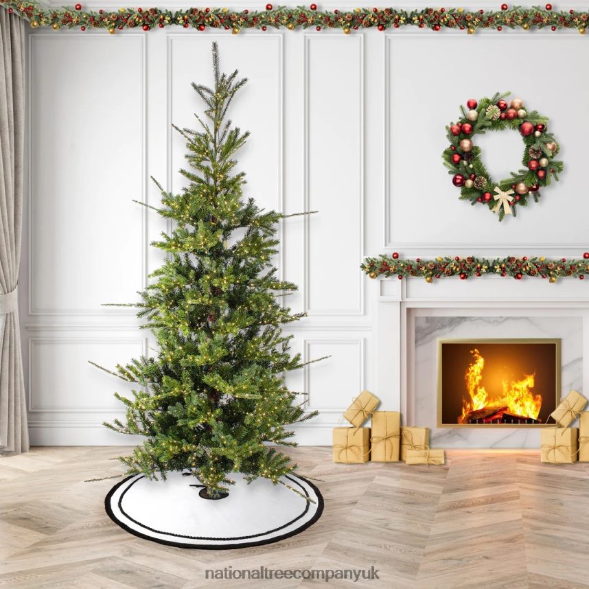 Trees | National Tree Company 10ft Pre-lit Artificial Feel Real Lark Pine Medium Hinged Tree 5320 Warm White LED Rice Lights- UL F2L4F199